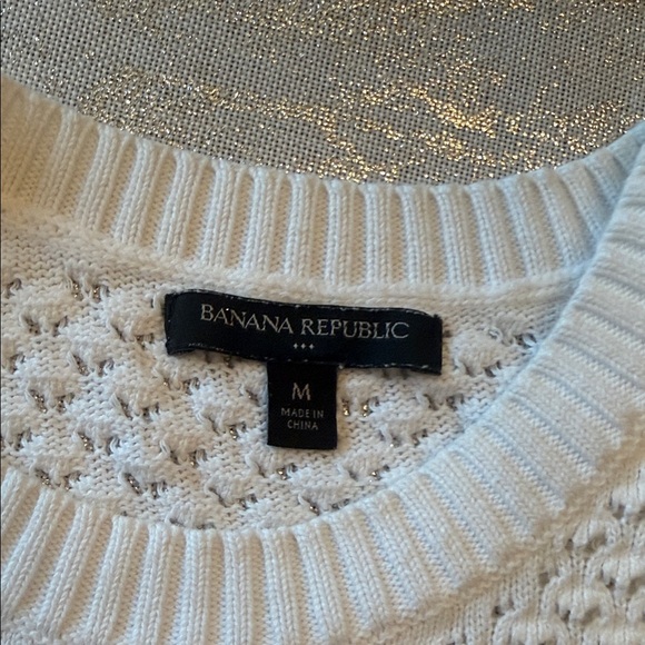 Banana Republic Textured Knit Tank Top - Cream - Picture 2 of 6